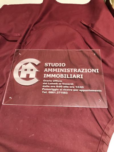 Targhe in Plexiglass Incisione Laser