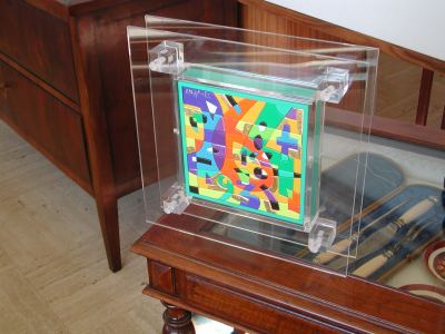 Teca in plexiglass su misura