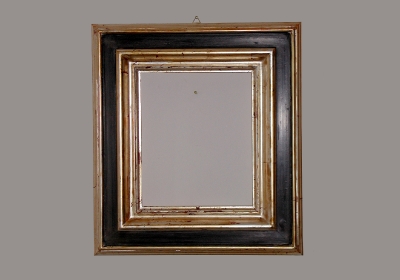Cornice foglia argento vero 1000-1
