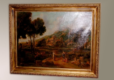 Cornice foglia oro-1