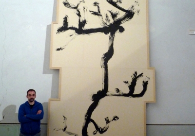 Cornice 220x380 con plexiglass per opera Matteo Fato -1